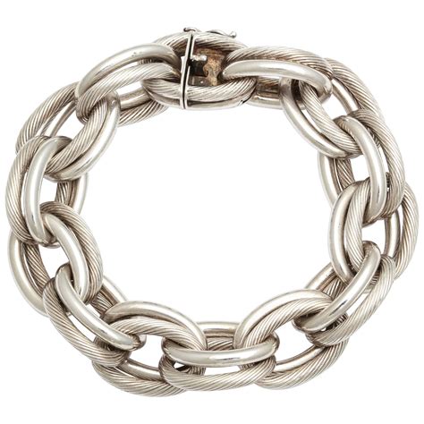 hermes chain link bracelet vintage